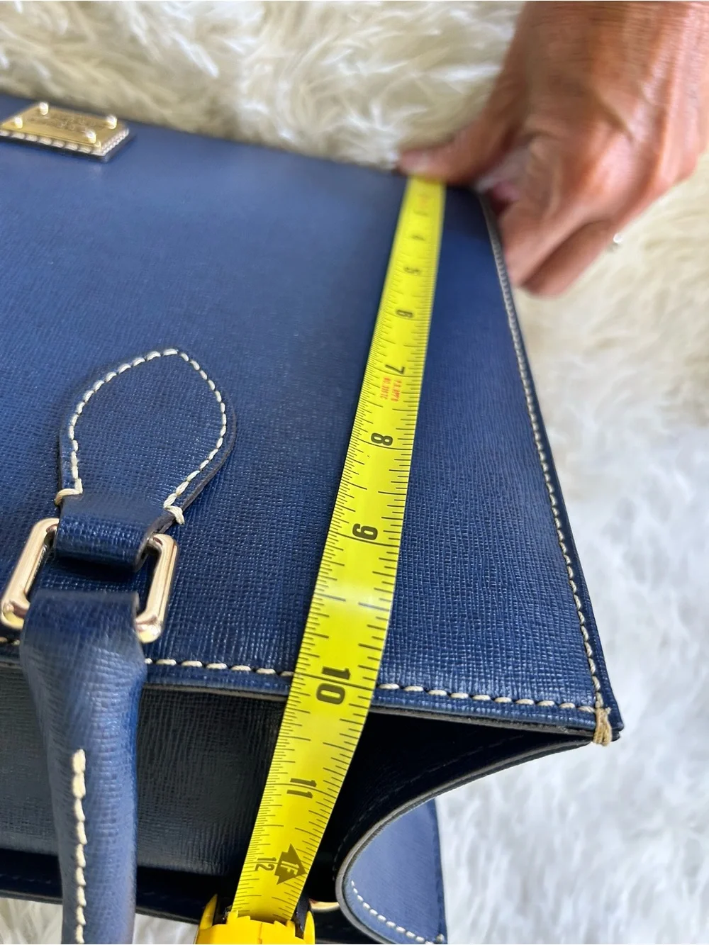 Dooney & Bourke Janine Saffiano Leather tote in marine